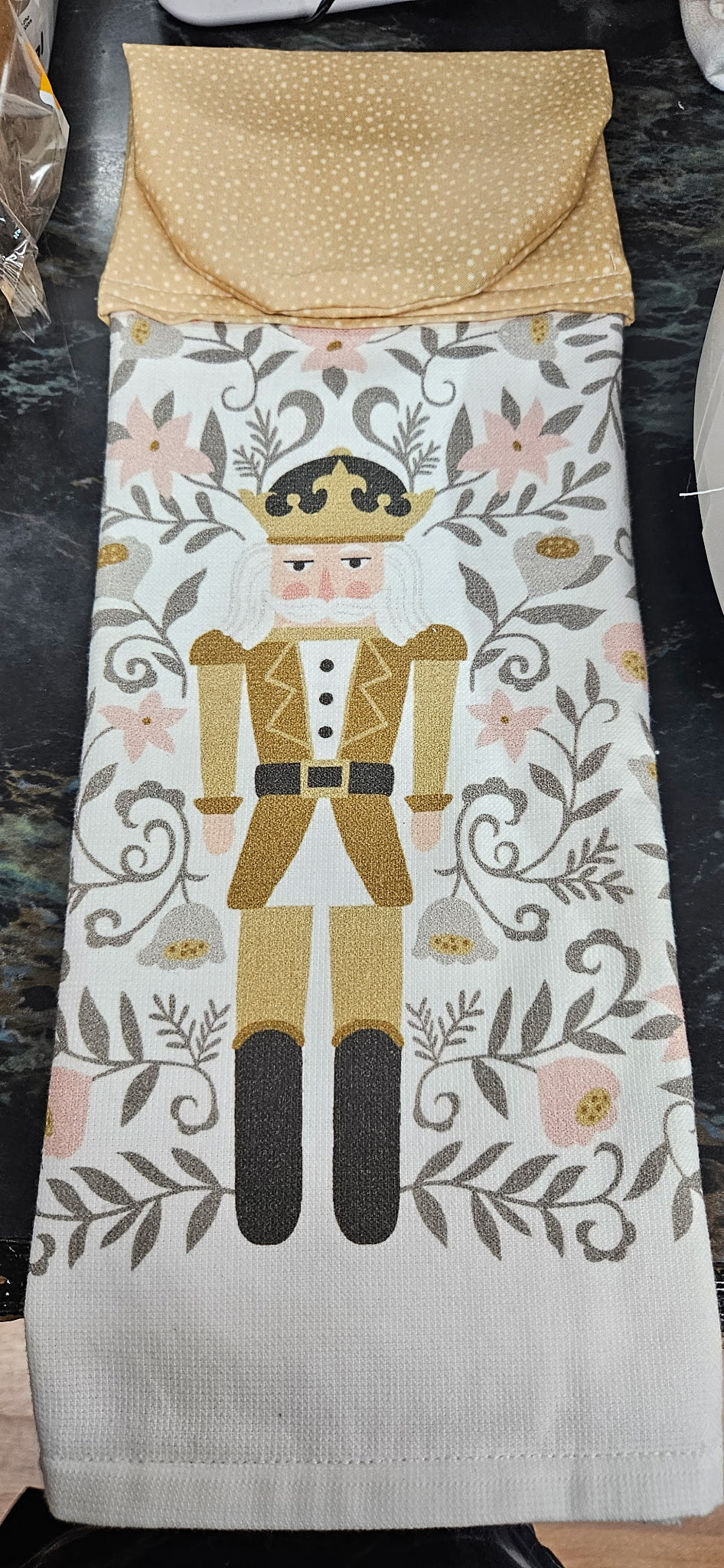 Gold nutcracker