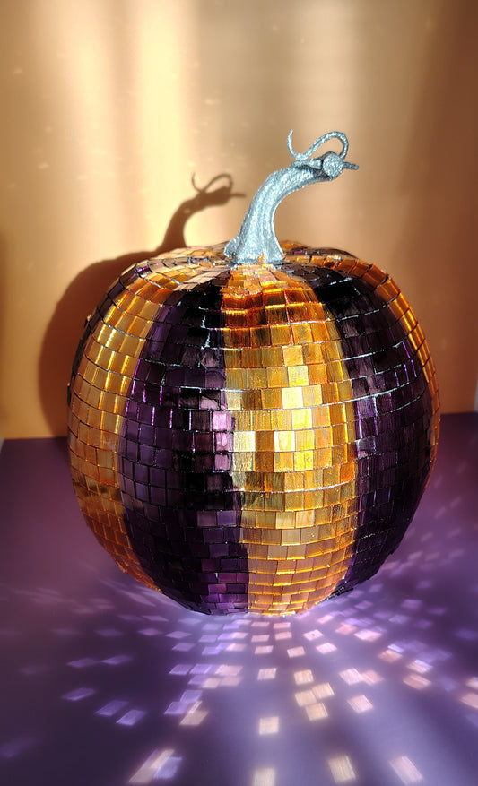 Orange/Purple disco pumpkin