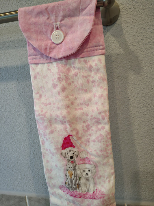 Pink dog Christmas 2
