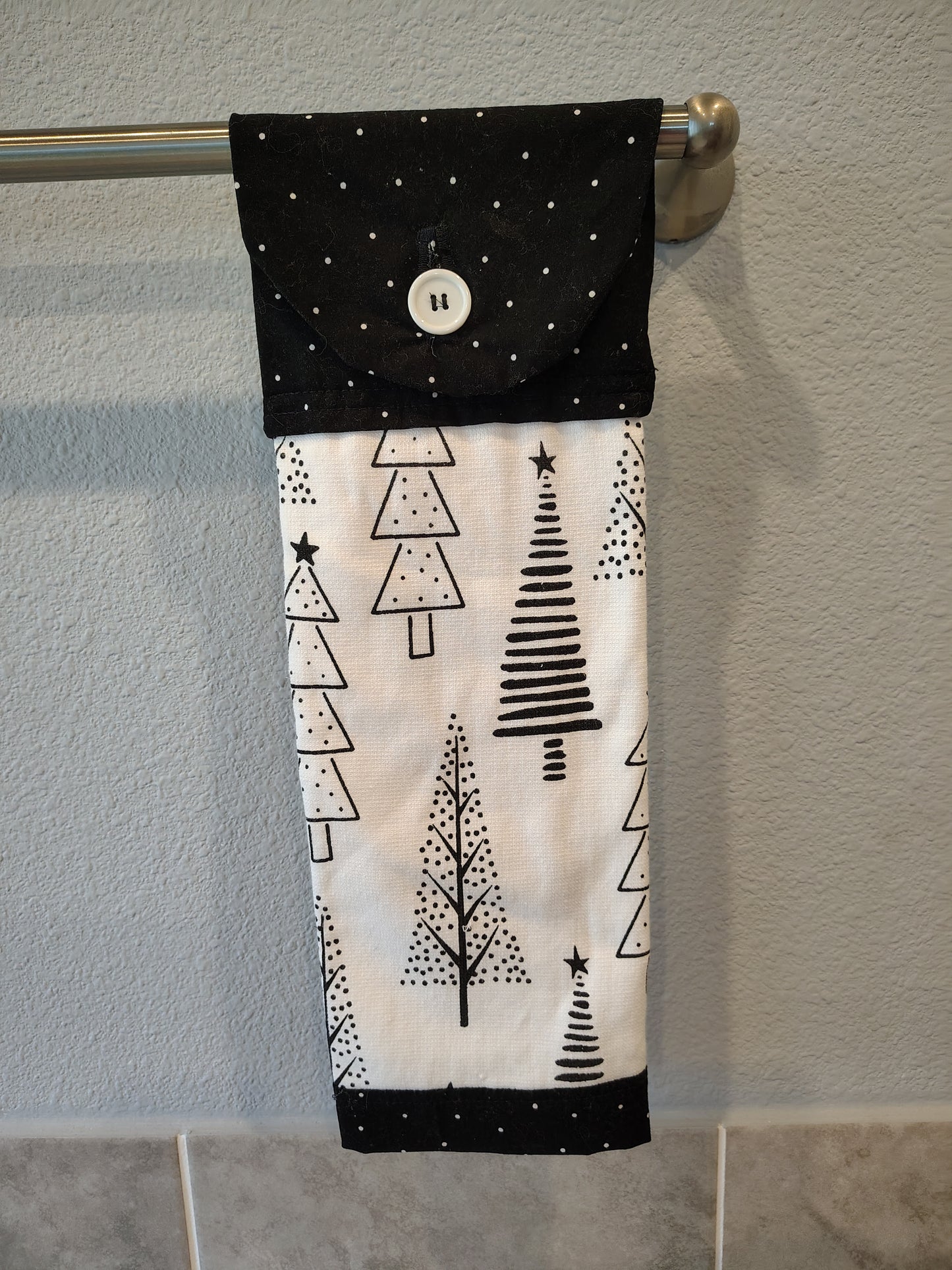 Black and white trees