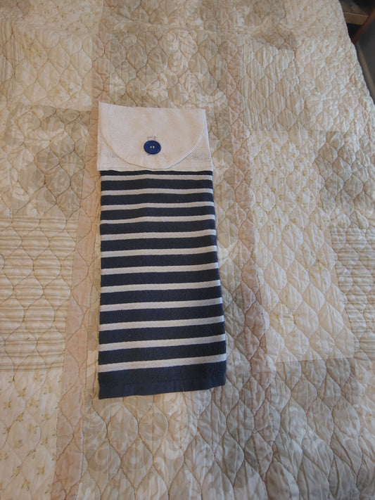 Navy and white