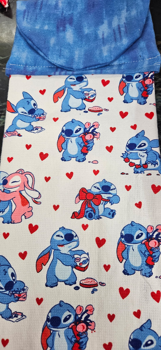 Stitch loves Angel blue top