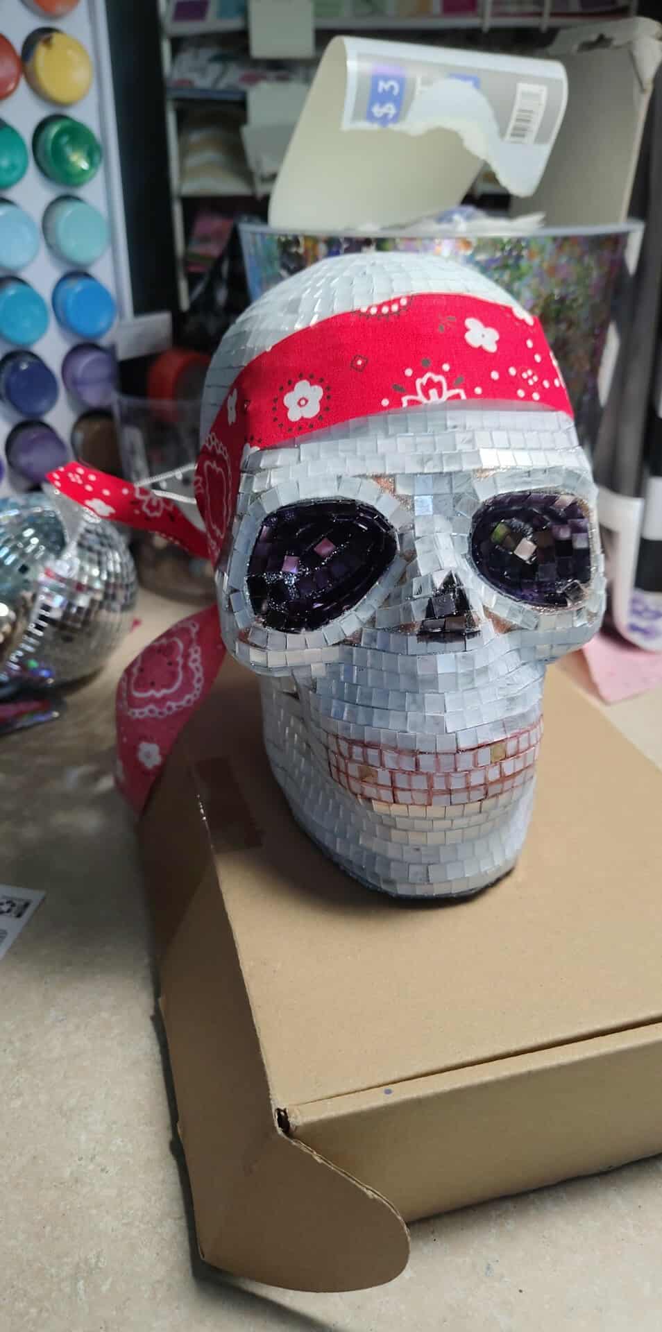 Any style disco skeleton head